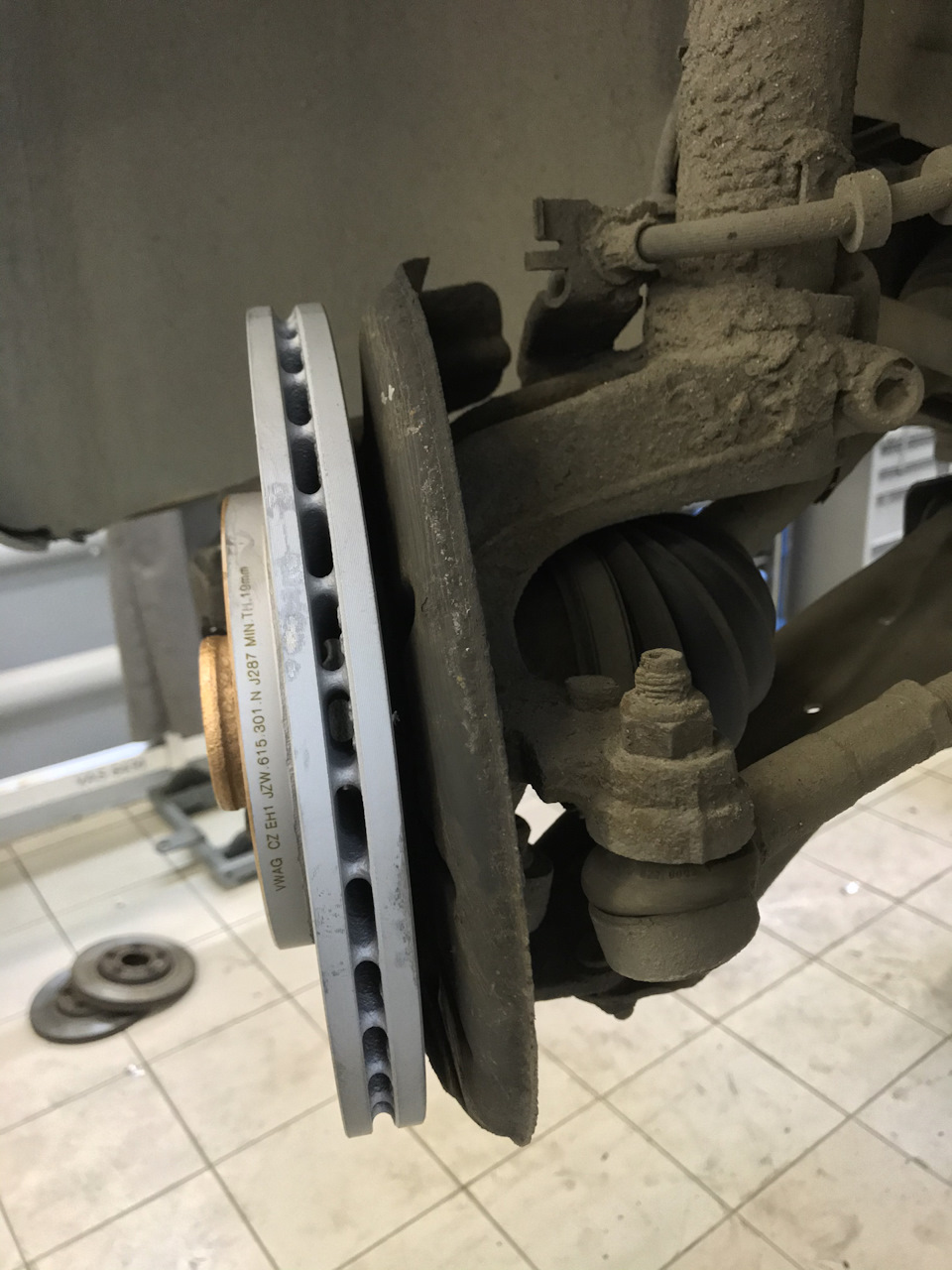 JZW615301N Тормозной диск VAG | Запчасти на DRIVE2