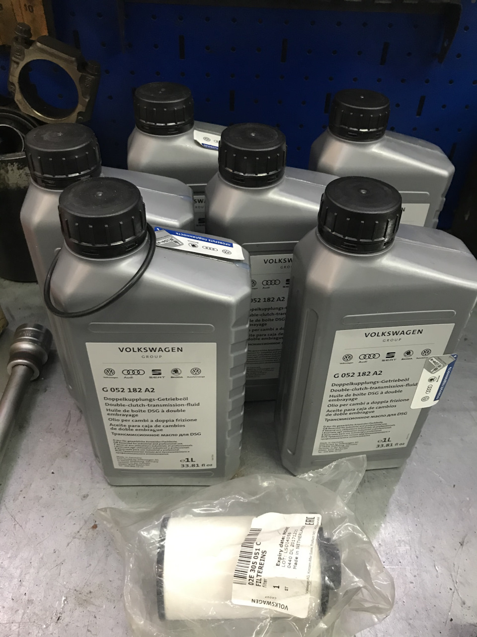 ЗАМЕНА МАСЛА В ДСГ 12. 11. 2020г — Volkswagen Passat Variant (B6), 2 л ...