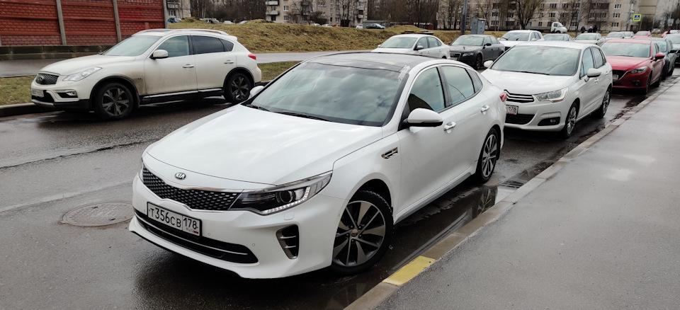 110 000 км — KIA Optima (4G), 2,4 л, 2016 года | наблюдение | DRIVE2