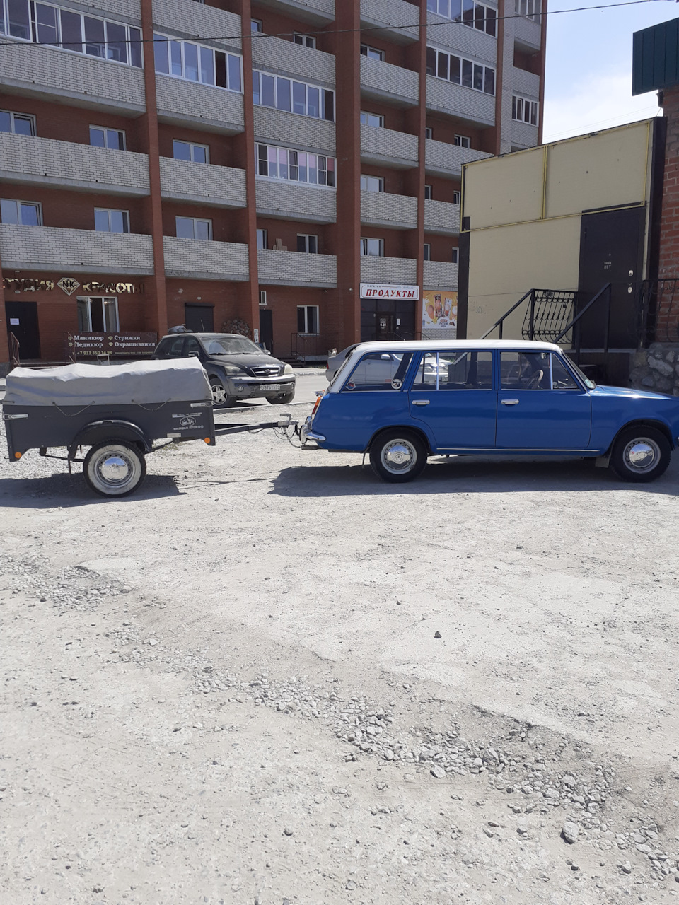 Последние изменения ( колеса, фаркоп ) — Lada 2102, 1,2 л, 1978 года | своими  руками | DRIVE2