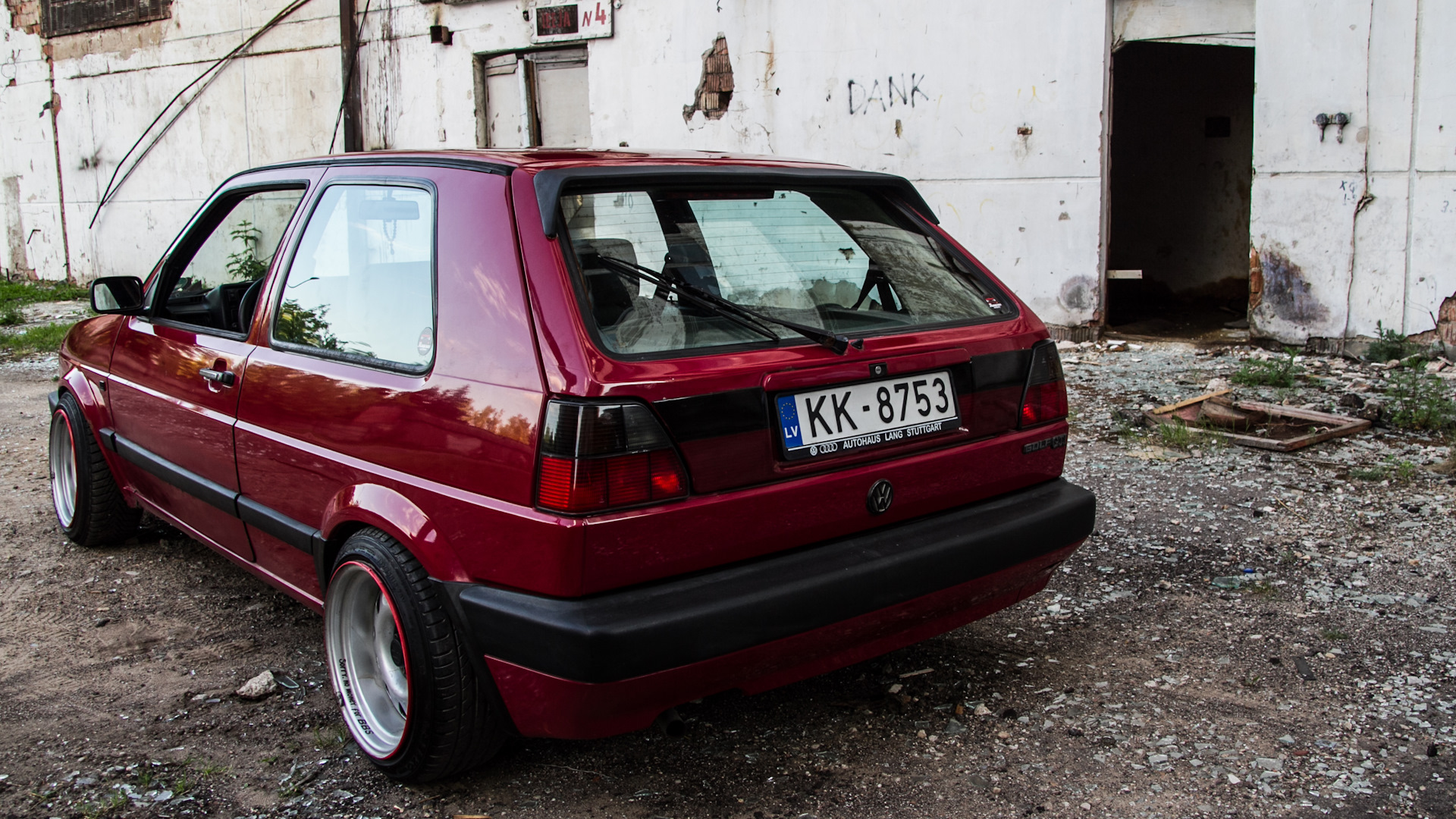 Занижение volkswagen golf 2