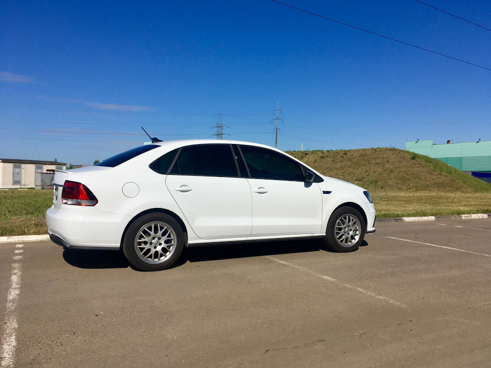 После — Volkswagen Polo Sedan GT