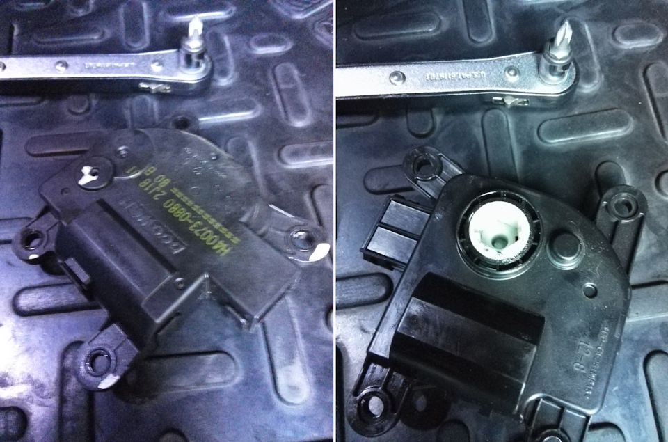 Моторчик заслонки печки — KIA Sportage (3G)