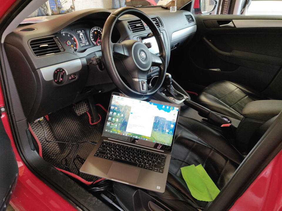 Удалили катализатор и произвели ЧИП-тюнинг VW JETTA 1.6AT CFNA под ...