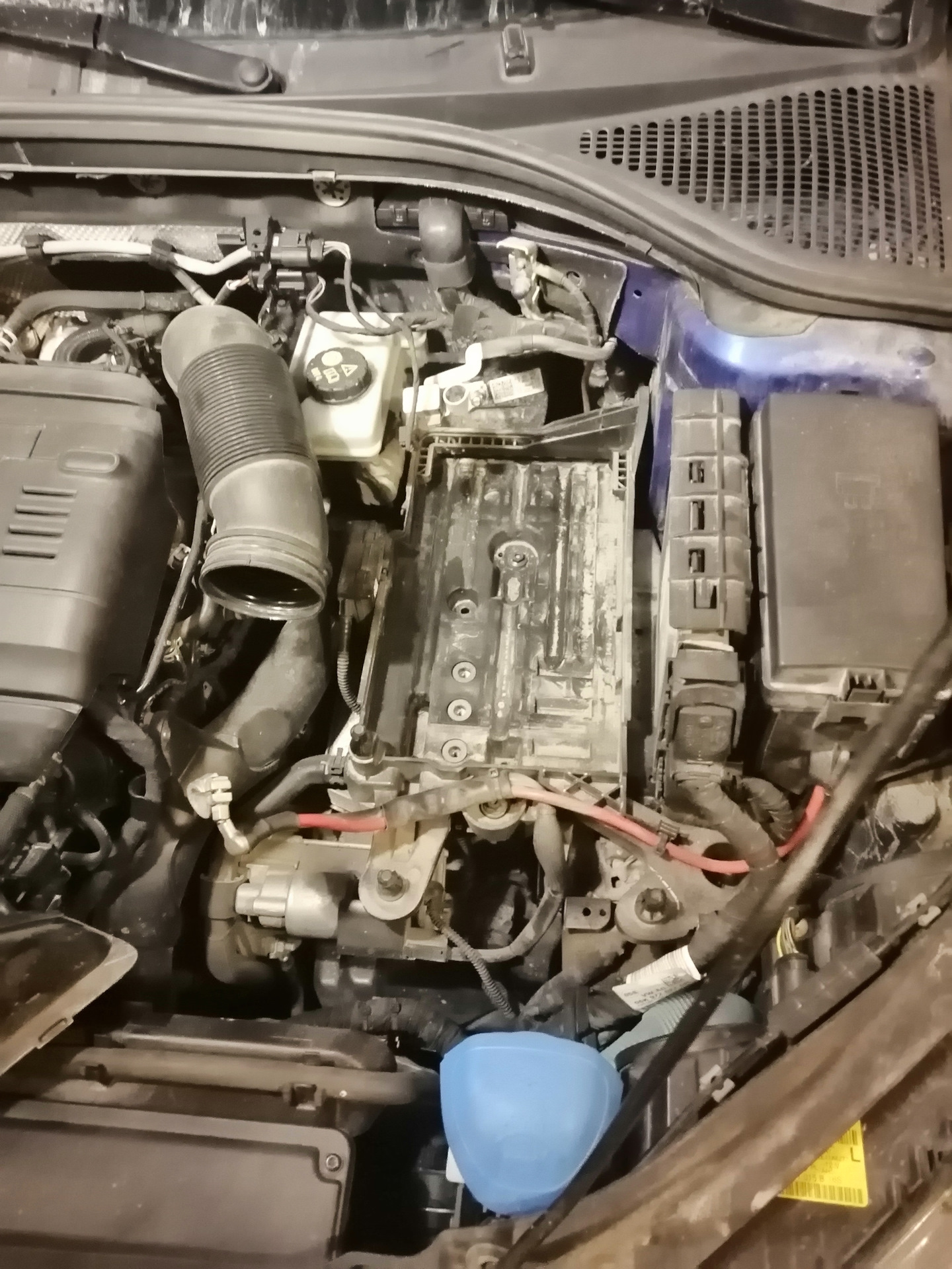 Частичная замена масла Дсг-6 — Skoda Octavia Scout A7 Mk3, 1,8 л, 2016 ...