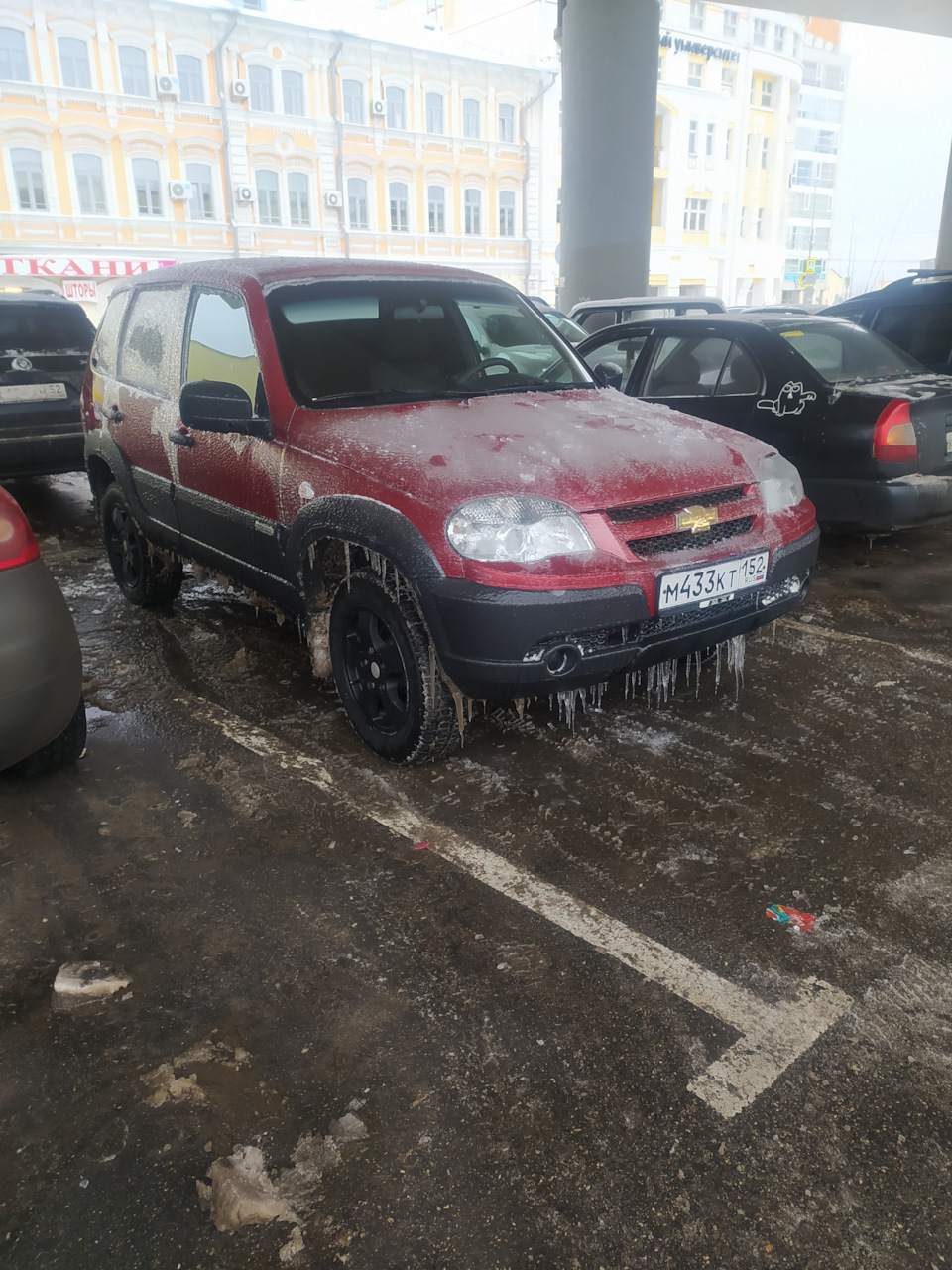 Дождь или я опять помыл машину . — Chevrolet Niva, 1,7 л, 2017 года |  просто так | DRIVE2