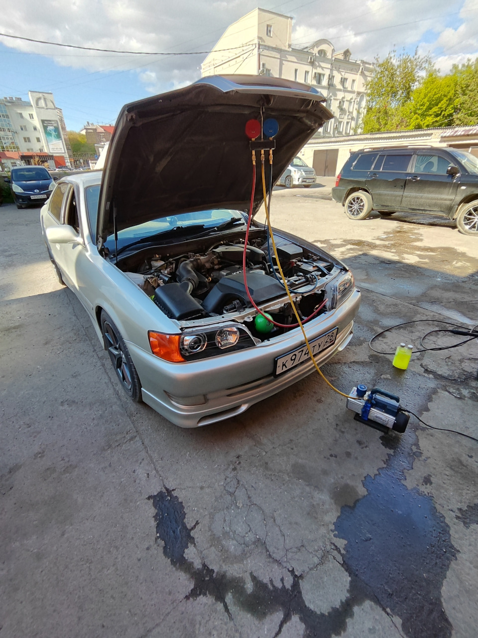 Нашёл холод, или эпопея с кондиционером. — Toyota Chaser (100), 2,5 л, 1998  года | поломка | DRIVE2