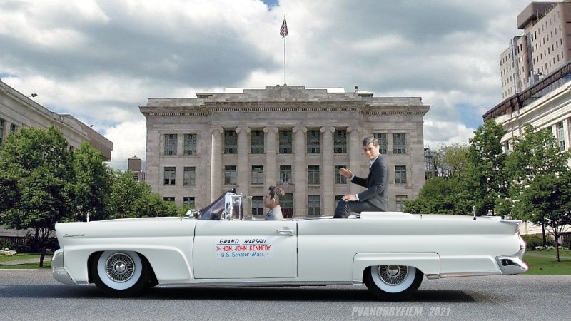 Lincoln Continental MKIII, 1958 J.F.Kennedy (1/18 Sun Star