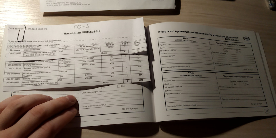 Все детали с артикулами и стоимостью — KIA Rio (3G)