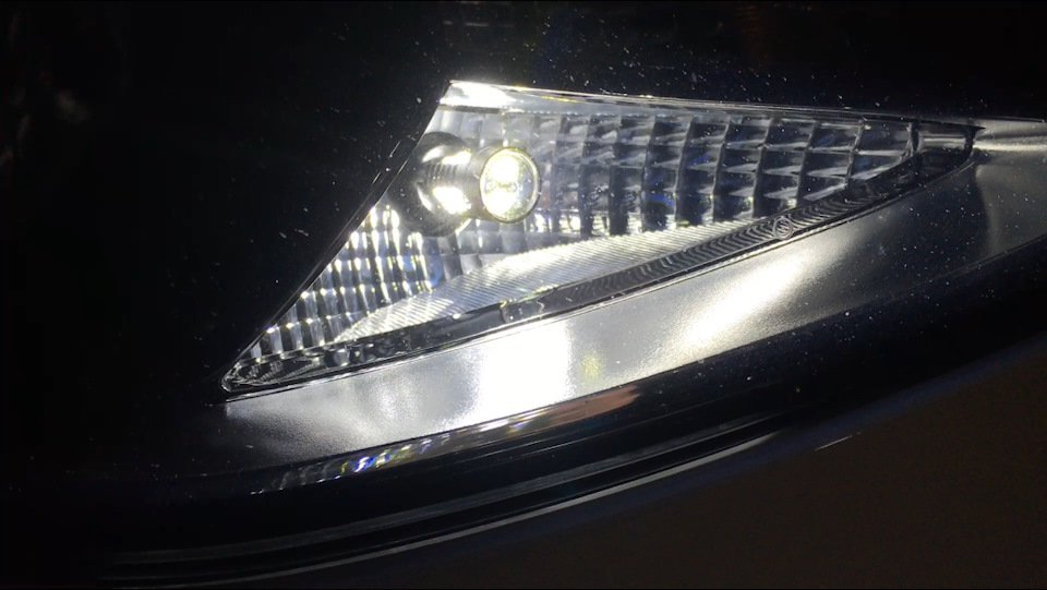Светодиодные лампы в ДХО — KIA Soul (2G), 1,6 л, 2018 года ...