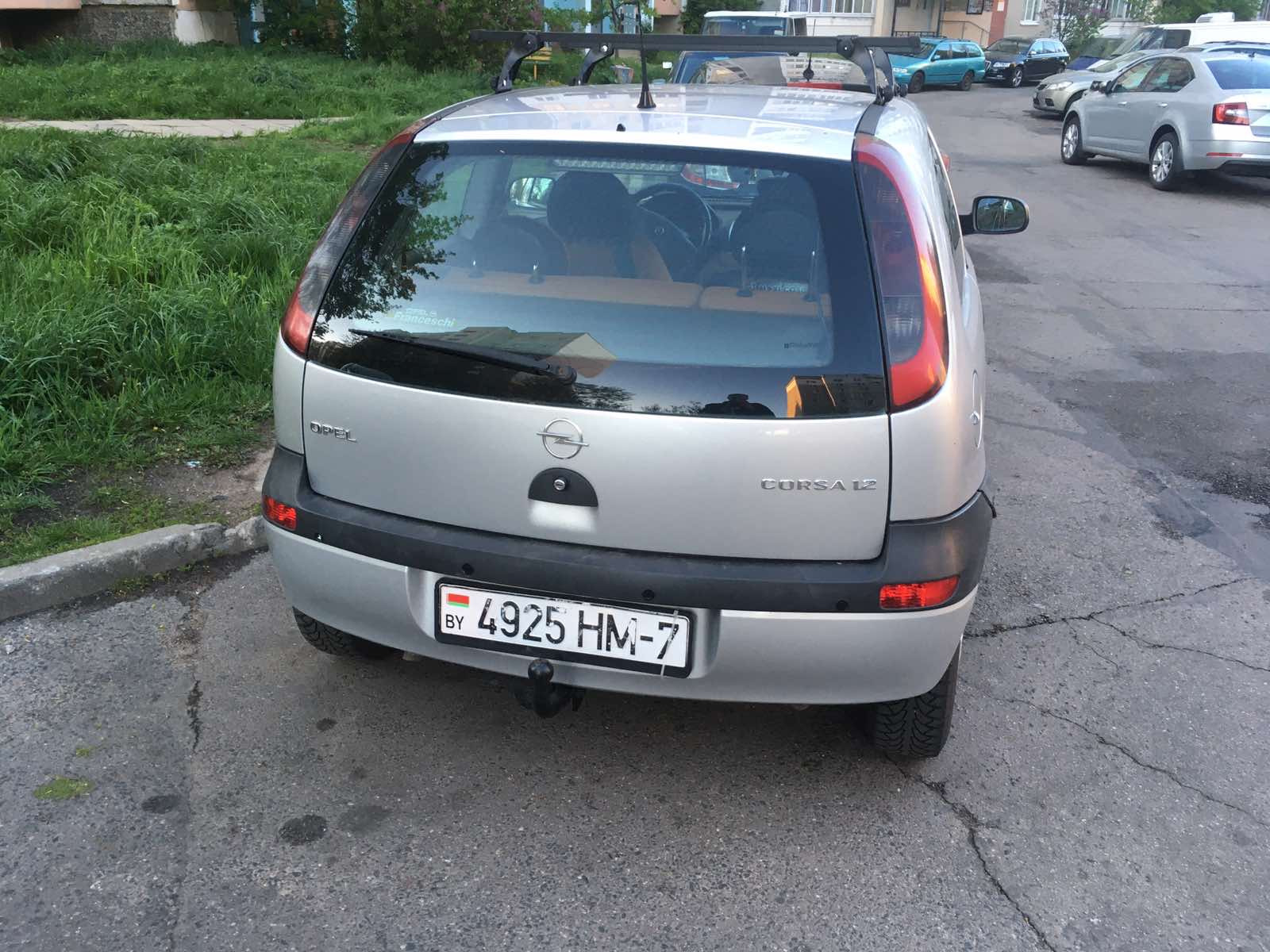 Реслинги на крышу — Opel Corsa C, 1,2 л, 2003 года | аксессуары | DRIVE2