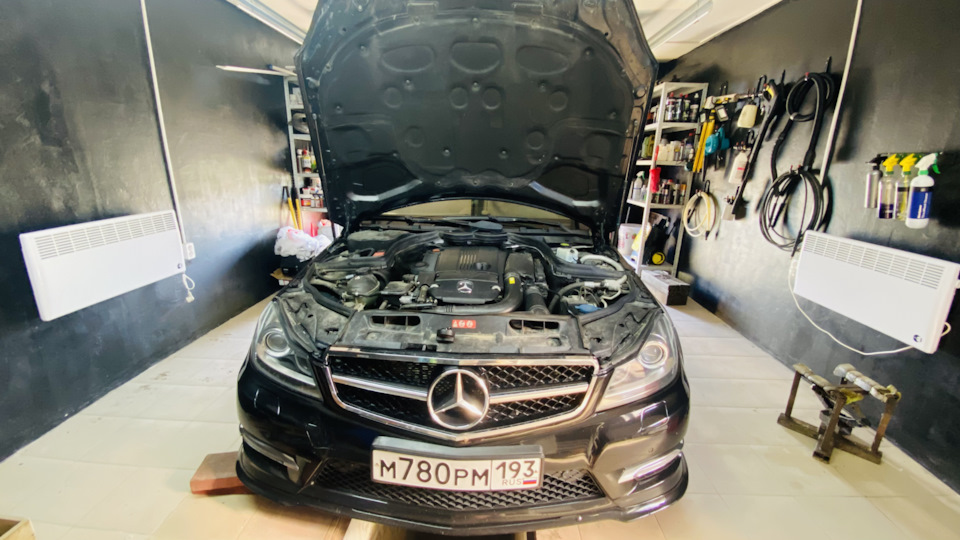 Т.О. — Mercedes-Benz C-Class (W204), 1,8 л, 2012 года | плановое ТО ...