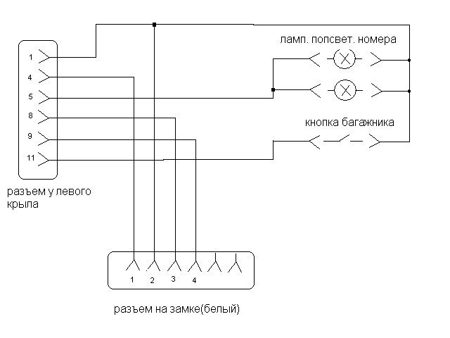 Схема подключения кос 01