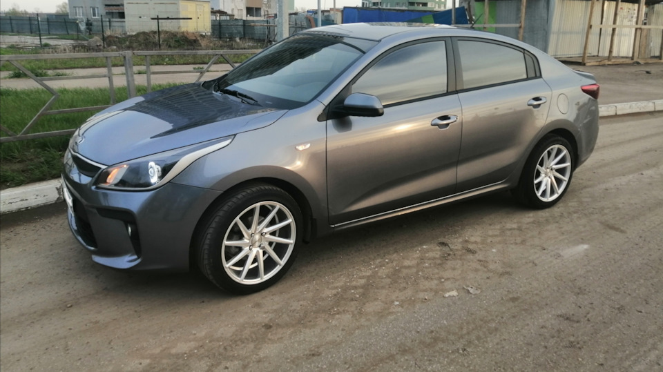 Каркасные шторки 👌 доп дальний свет🚘 — KIA Rio (4G), 1,6 л, 2019 года ...