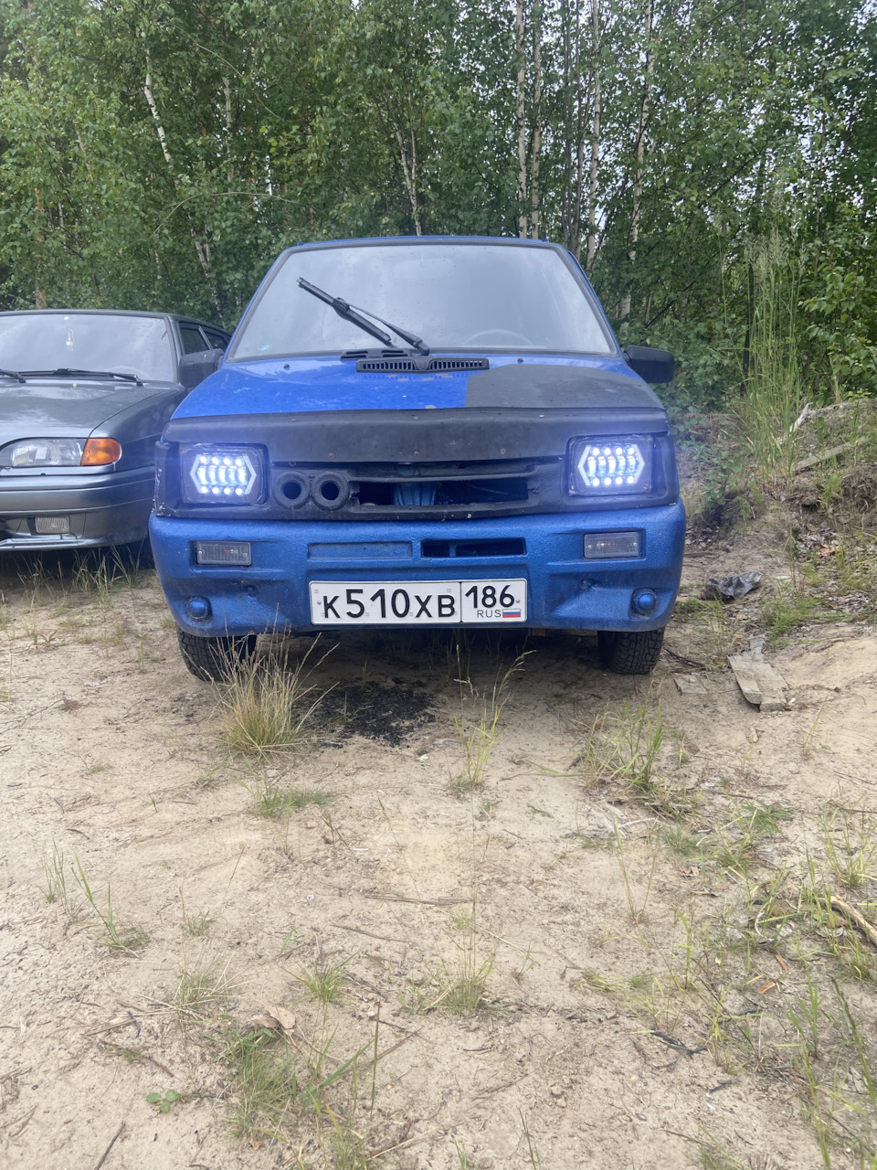 Led в головной свет — Lada 11113 Ока, 0,8 л, 2003 года | своими руками |  DRIVE2