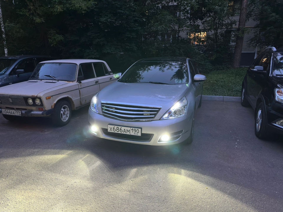 Лампы в ПТФ. — Nissan Teana (J32), 3,5 л, 2012 года | своими руками ...