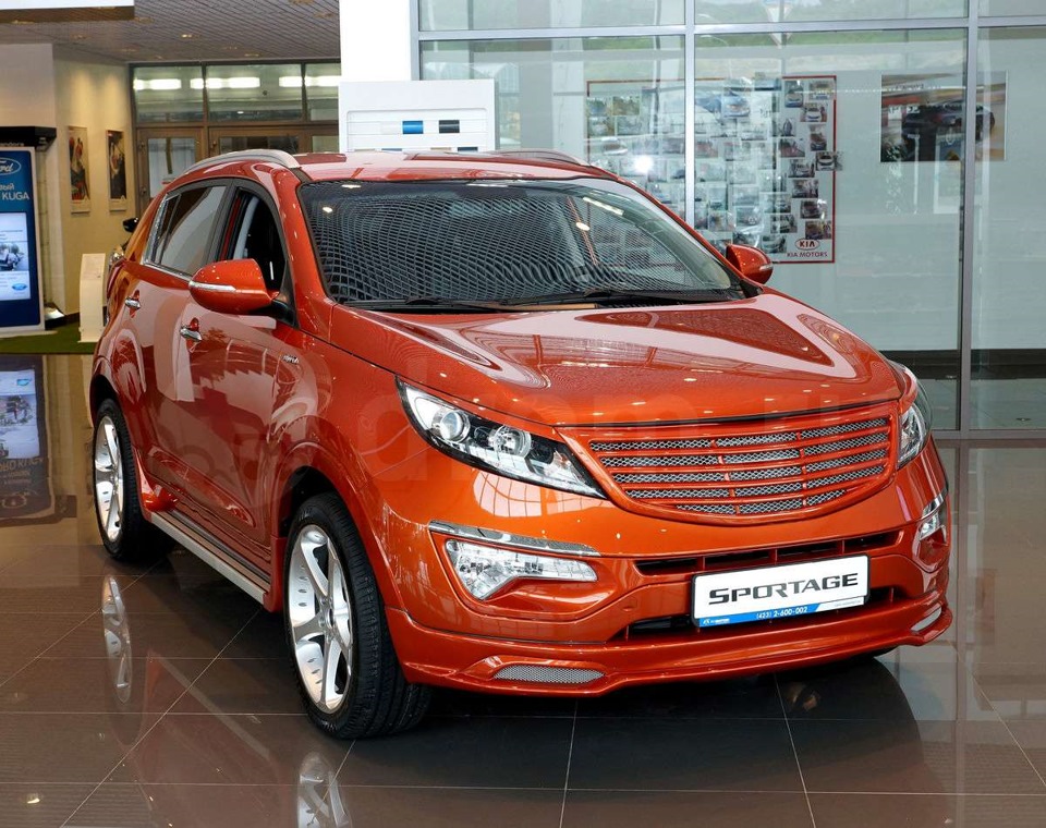 Kia Sportage 2014 оранжевый