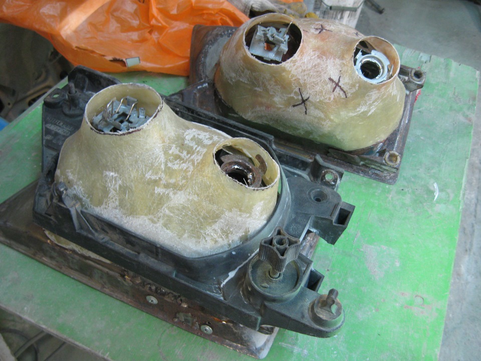 Продолжение, линзовка фар на кадет. — Opel Kadett E, 2 л, 1985 года ...