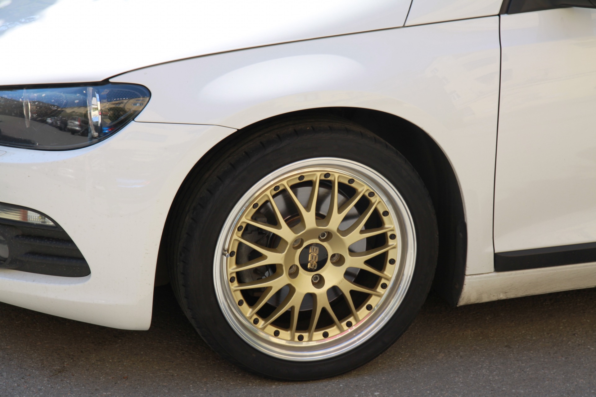 Примерка BBS-RR — Volkswagen Scirocco (3G), 1,4 л, 2010 года | колёсные  диски | DRIVE2