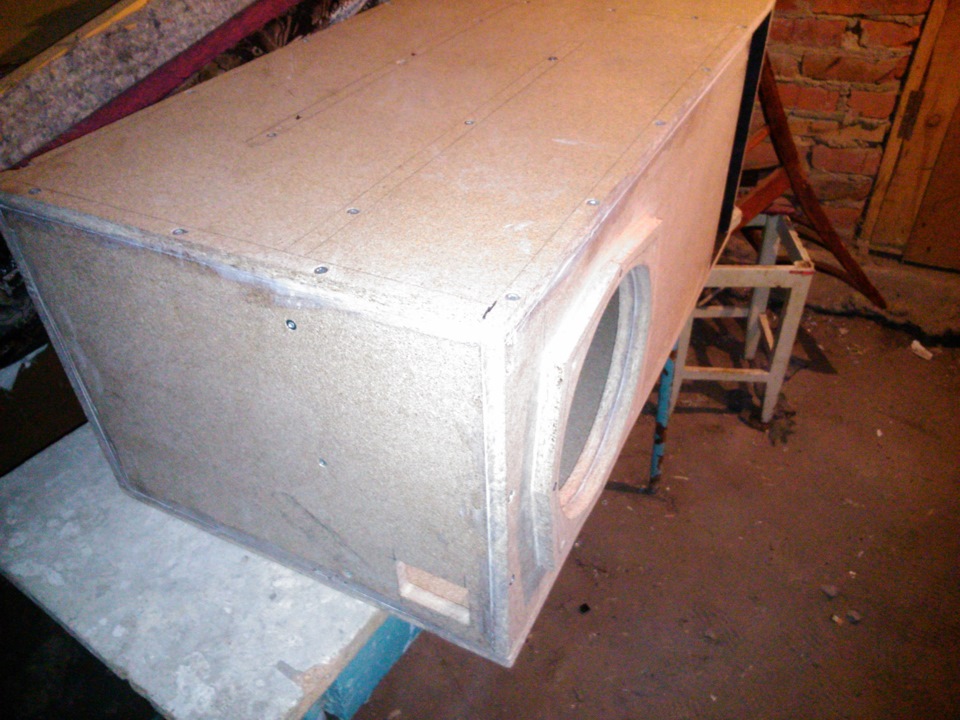 Sound system. Короб для сабвуфера. — Volkswagen Golf Mk2, 1,8 л, 1988 года  | автозвук | DRIVE2