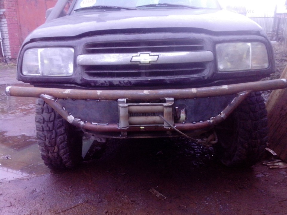 Силовик и защита — Chevrolet Tracker II, 2 л, 1999 года | тюнинг | DRIVE2