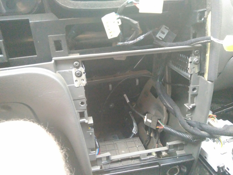 лоток под магнитолу — KIA Spectra, 1,6 л, 2008 года | своими руками ...