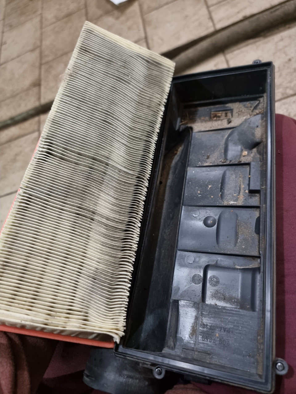 Замена воздушных фильтров — Mercedes-Benz GL-class (X164), 5,5 л, 2007 ...