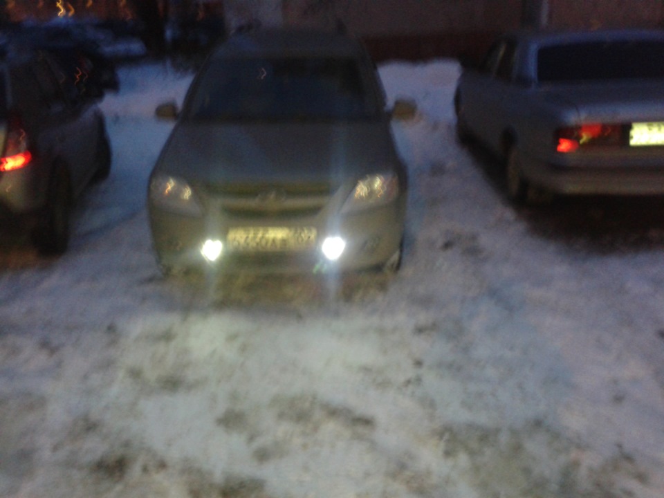 Свет дхо. — Lada Ларгус, 1,6 л, 2012 года | расходники | DRIVE2