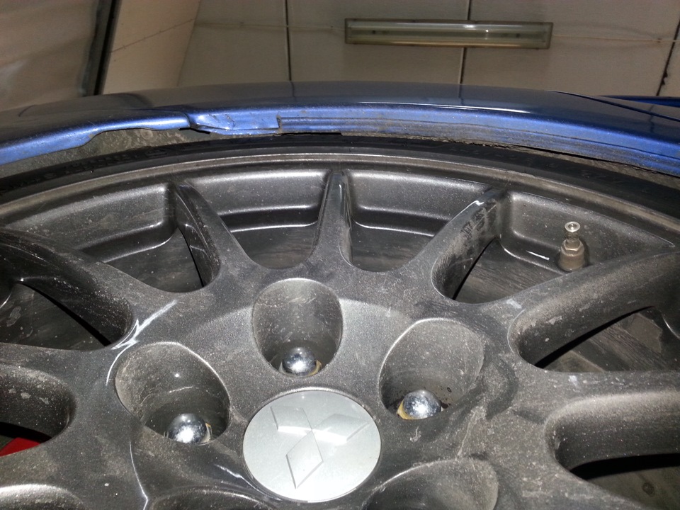 Установка проставок на 20 мм. — Mitsubishi Lancer Evolution X, 2 л ...