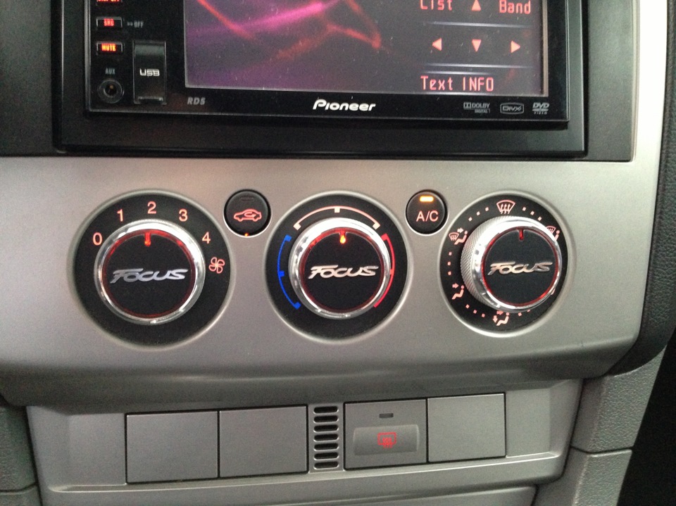 Новые ручки кондиционера :) — Ford Focus Hatchback II, 1,6 л, 2009 года ...