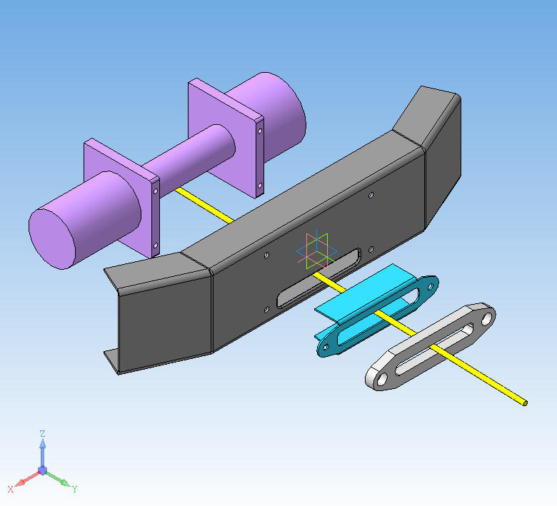 509bb89s 960 Как крепить лебедку на фаркоп