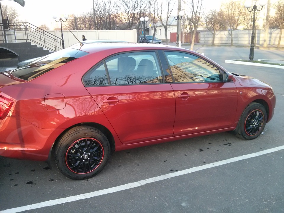Колпаки на диски J-Tec — Skoda Rapid (1G), 1,6 л, 2014 года | тюнинг ...