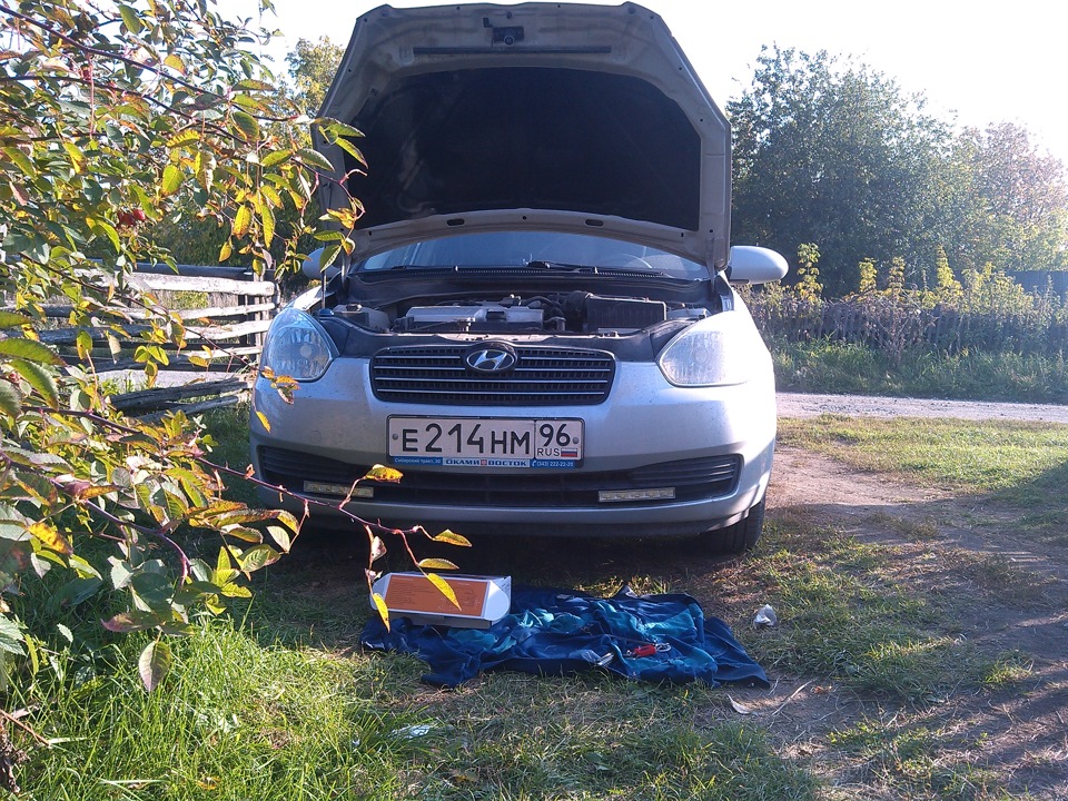 ходовые огни — Hyundai Verna, 1,4 л, 2006 года | электроника | DRIVE2