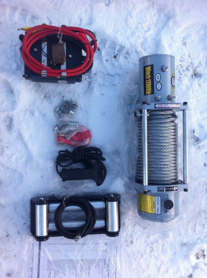 )) лебедка на 5.5 тонны — Toyota 4Runner II, 3,4 л, 1993 года | тюнинг ...