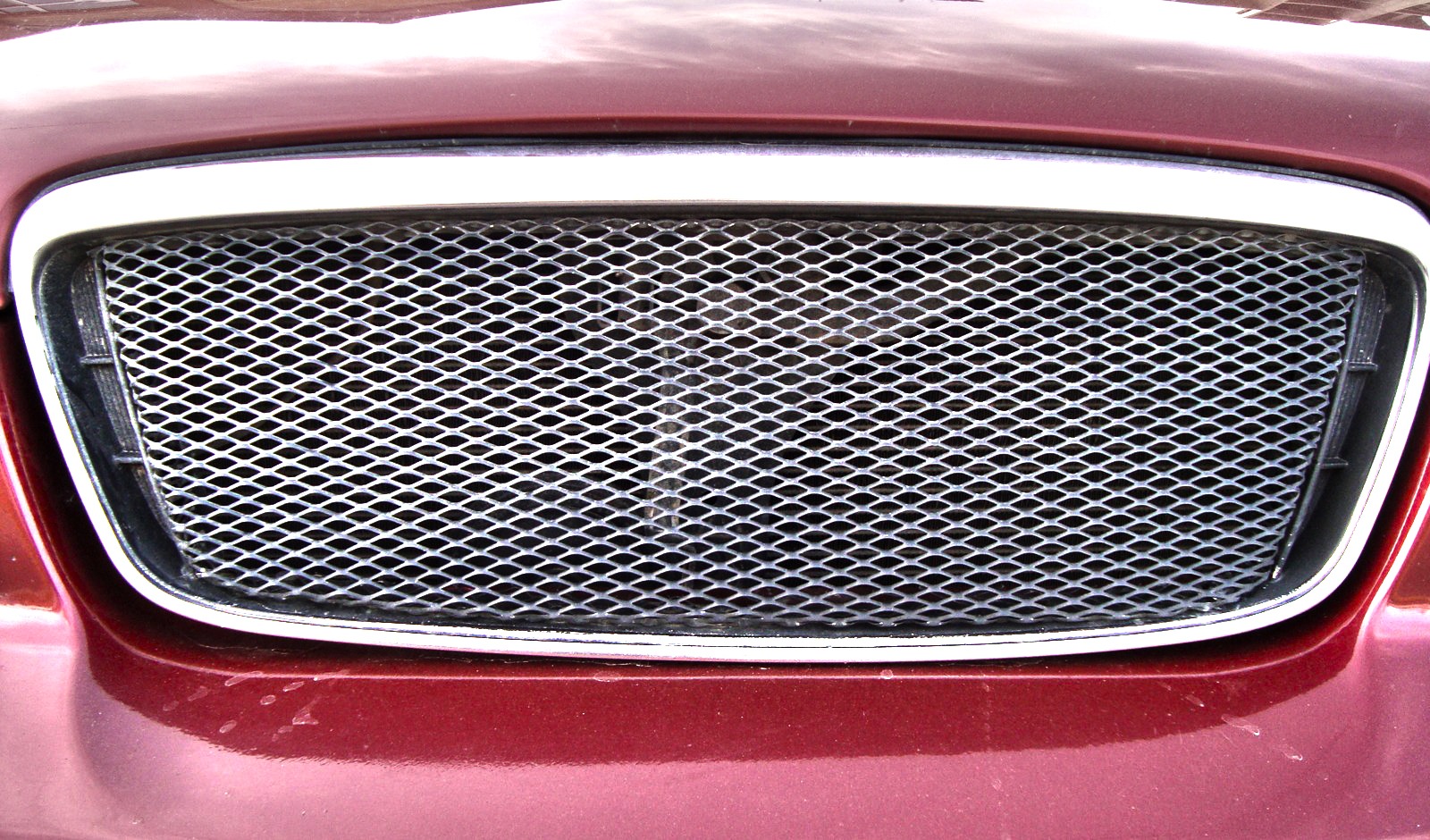 Переделка радиаторной решетки — Hyundai Elantra (3G), 2 л, 2002 года ...