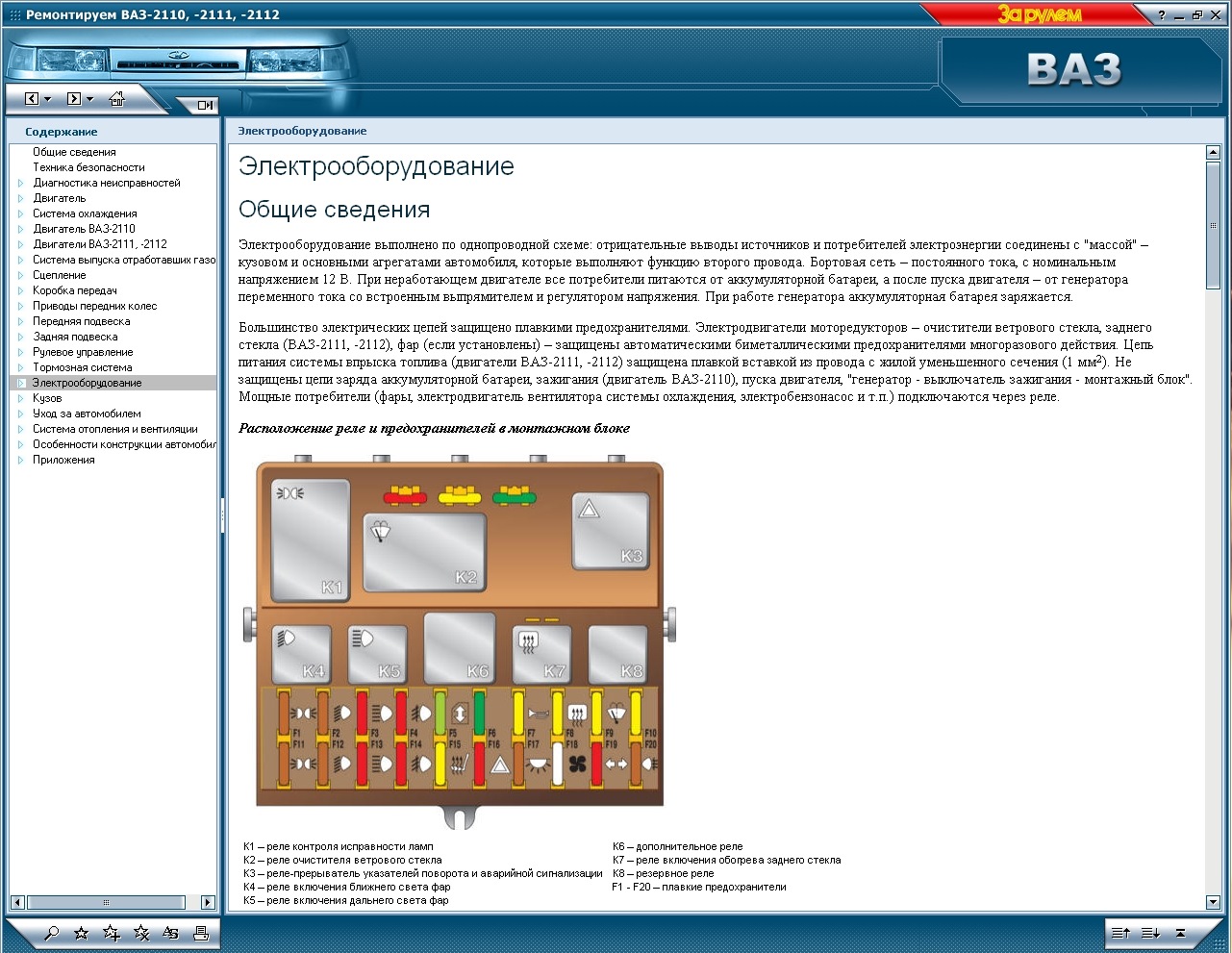 Мультимедийный мануал на ВАЗ 2110-2112 — Lada 21122, 1,5 л, 2003 года ...