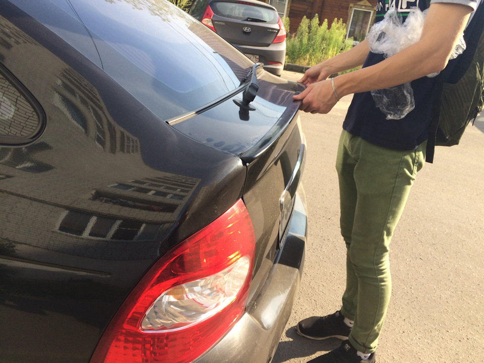 Приехаи даг тейл и губа — Lada Приора хэтчбек, 1,6 л, 2008 года ...