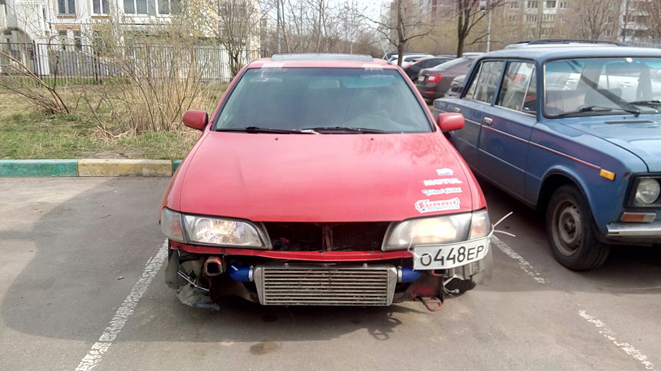 1.Замена лобового стекла — Nissan Almera I (N15), 2 л, 1996 года ...