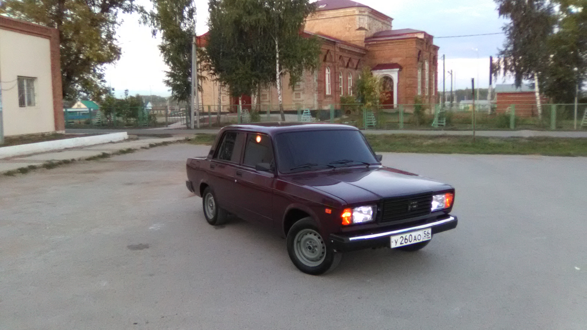 Lada 21074 1.6 бензиновый 2009 | Темная вишня на DRIVE2