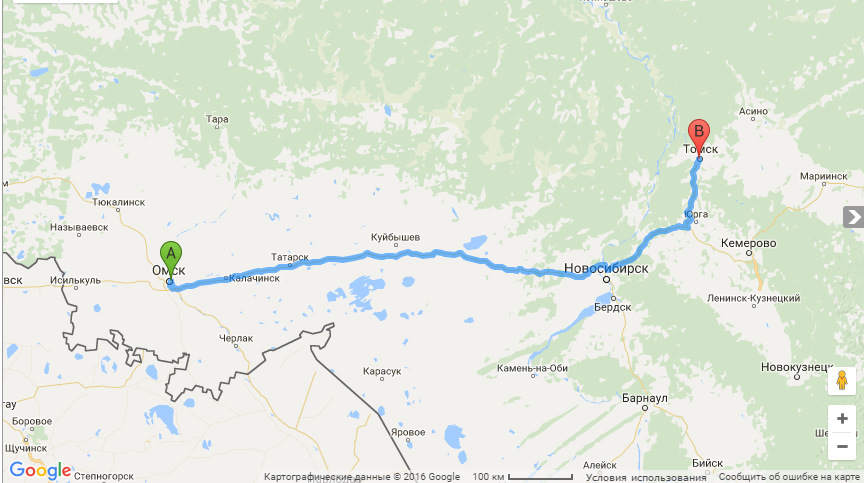 Дорога томск новосибирск