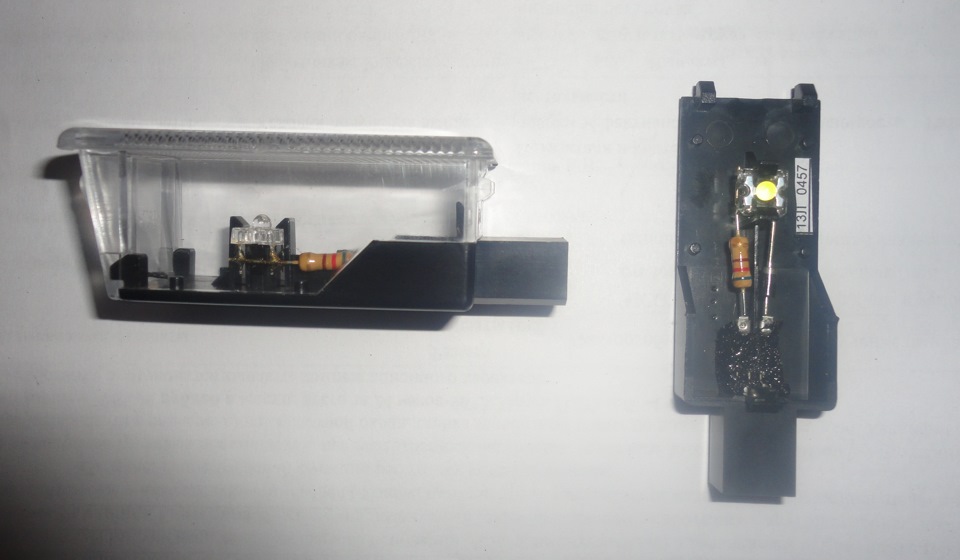 Доработка подсветки передних дверей — Lada Приора универсал, 1,6 л ...