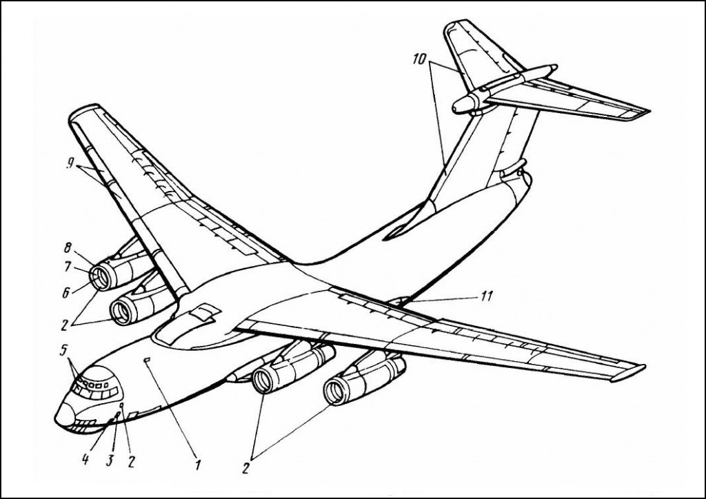 Ил 76 эскиз