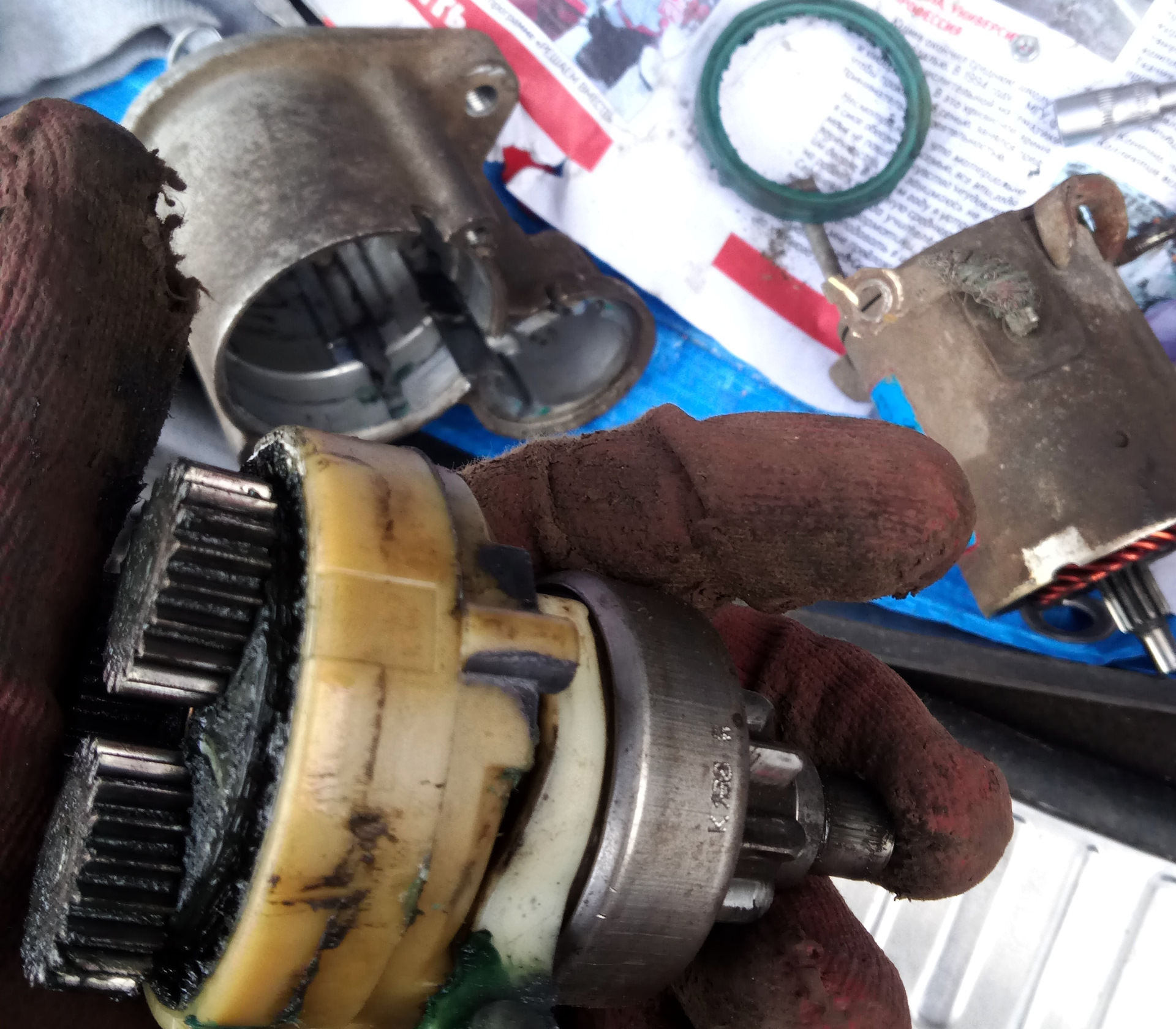 Стартер. Поиск аналога втягивающего. Установка парктроника — KIA Rio ...