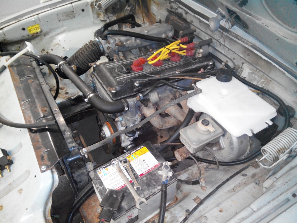 Бак в крыло. Промывка двигателя. — ГАЗ 3110, 2,4 л, 1997 года | своими ...