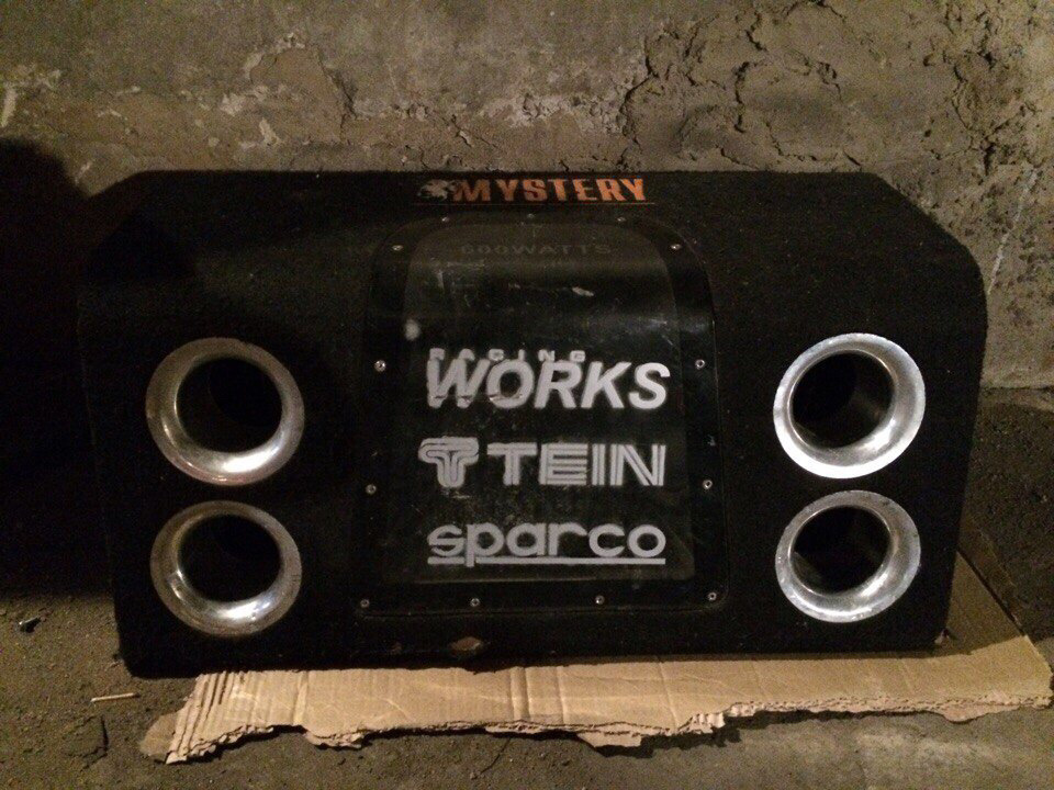 Саб Mystery MBP-2500 — Toyota Mark II (90), 2,5 л, 1993 года | автозвук ...