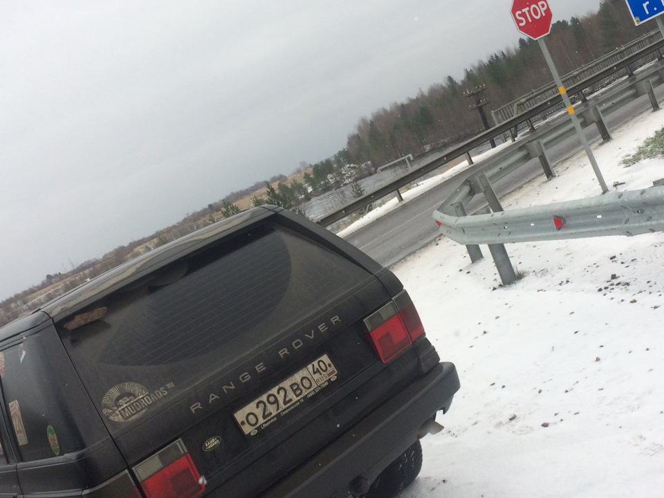 Калуга — Мурманск 2000км — Land Rover Range Rover (2G), 4,6 л, 1996 ...