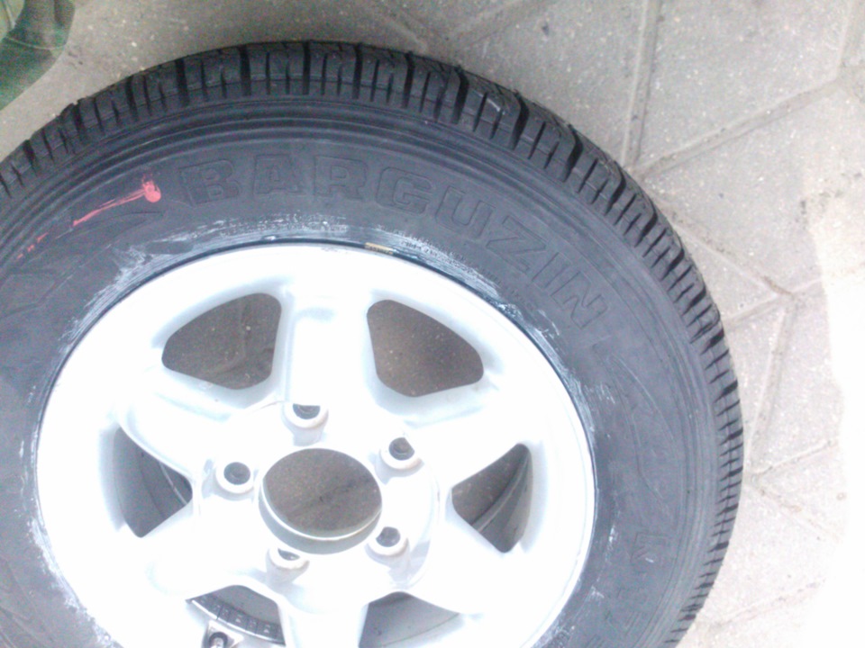 BARGUZIN 205/70 R 15 — Chevrolet Niva (1G), 1,7 л, 2007 года | шины ...