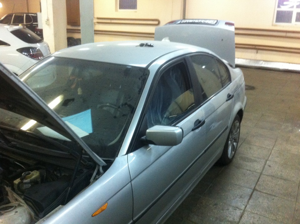 сервис замена гидриков и эксцентрикового вала — BMW 3 series (E46), 2 л ...