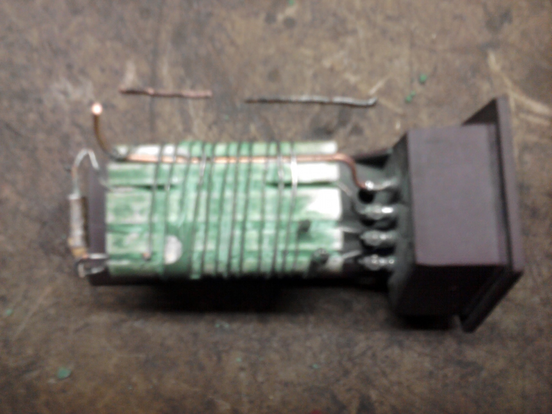 Починил резистор оборотов отопителя — BMW 3 series (E36), 2 л, 1994 ...