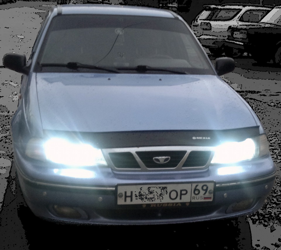 Мощные светодиоды! — Daewoo Nexia (N150), 1,6 л, 2008 года | тюнинг ...